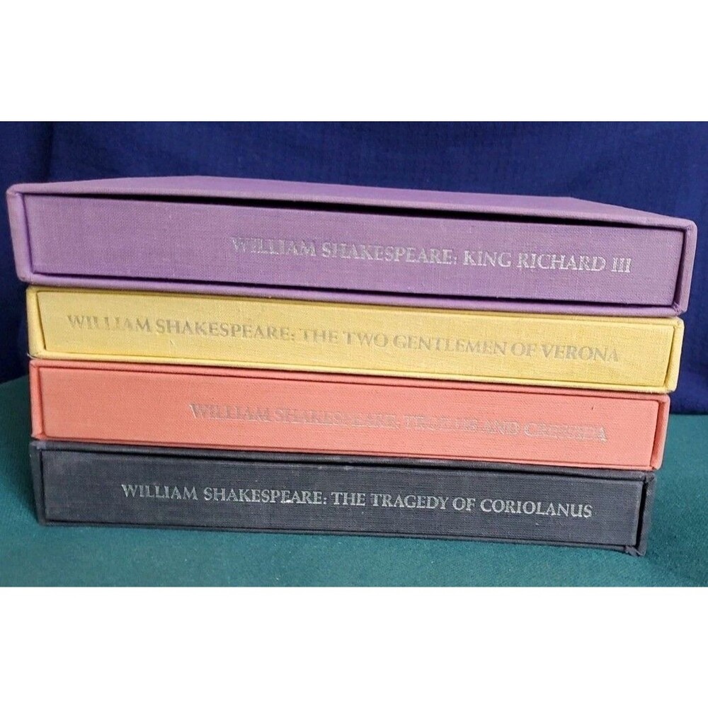 Lot Of 4 Shakespeare Published By Royal Composing Room (Various) W/Slip Cases